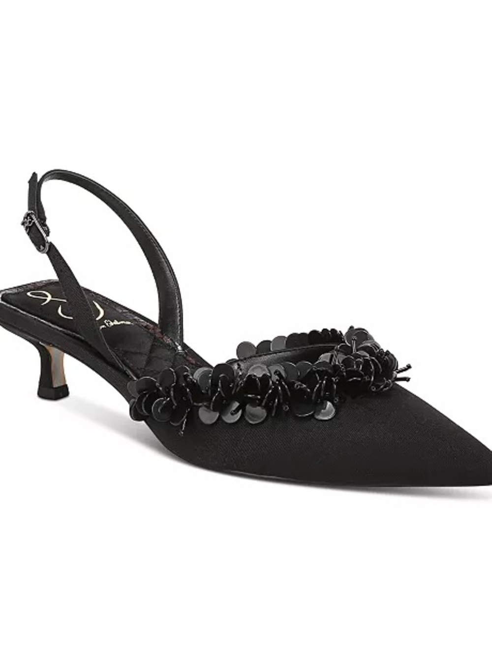 Sam Edelman Trent heels black slingback kitten heel - NWT ✨